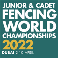 2022 Fencing Cadet And Junior World Championships Logo