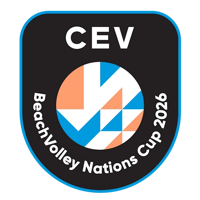 2026 Beach Volleyball European Nations Cup Logo