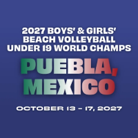 2027 U19 Beach Volleyball World Championships Logo