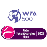 2023 WTA Tour - Qatar TotalEnergies Open Logo