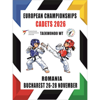 2026 European Taekwondo Cadet Championships Logo