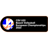 2023 U22 Beach Volleyball European Championship Logo