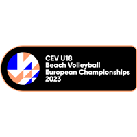 2023 U18 Beach Volleyball European Championship Logo