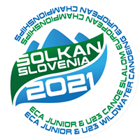 2021 European Canoe Slalom Junior and U23 Championships Logo