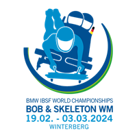 2024 World Bobsleigh Championships - 2-man and Monobob Logo