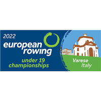 2022 European Rowing U19 Championships Logo