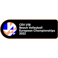 2022 U18 Beach Volleyball European Championship Logo