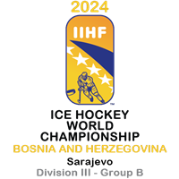 2024 Ice Hockey World Championship - Division III B Logo