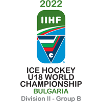 2022 Ice Hockey U18 World Championship - Division II B Logo