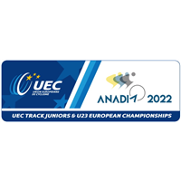 2022 European Track Cycling Junior Championships Logo