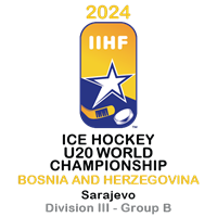 2024 Ice Hockey U20 World Championship - Division III B Logo