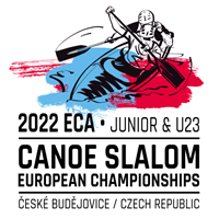 2022 European Canoe Slalom Junior and U23 Championships Logo