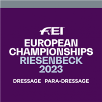 2023 Equestrian European Championships - Dressage Logo