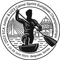 2022 European Canoe Sprint Junior and U23 Championships Logo