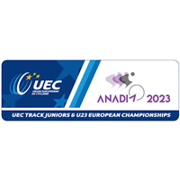2023 European Track Cycling Junior Championships Logo