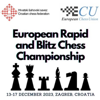 2023 European Blitz and Rapid Chess Championships Logo