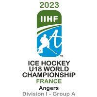 2023 Ice Hockey U18 World Championship - Division I A Logo