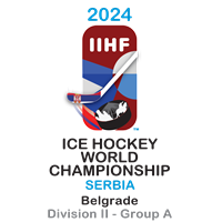 2024 Ice Hockey World Championship - Division II A Logo