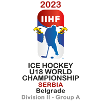 2023 Ice Hockey U18 World Championship - Division II A Logo