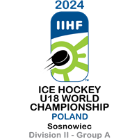 2024 Ice Hockey U18 World Championship - Division II A Logo