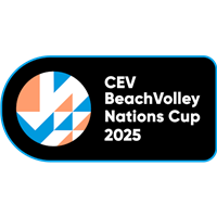 2025 Beach Volleyball European Nations Cup Logo