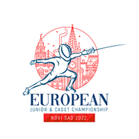 2022 Fencing Cadet And Junior European Championships Logo