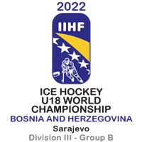 2022 Ice Hockey U18 World Championship - Division III B Logo