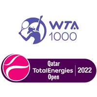2022 WTA Tour - Qatar TotalEnergies Open Logo