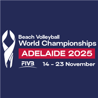 2025 Beach Volleyball World Championships Logo